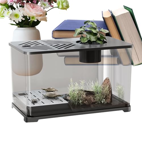 Fischbecken | Großes Aquarium Set Tischaquarium - Modernes Panorama Behältnis als Tischdekoration für Fische Schildkröten Pflanzen Fischbecken | Großes Aquarium Set Tischaquarium - Modernes Panorama Behältnis als Tischdekoration für Fische Schildkröten Pflanzen von Aznever