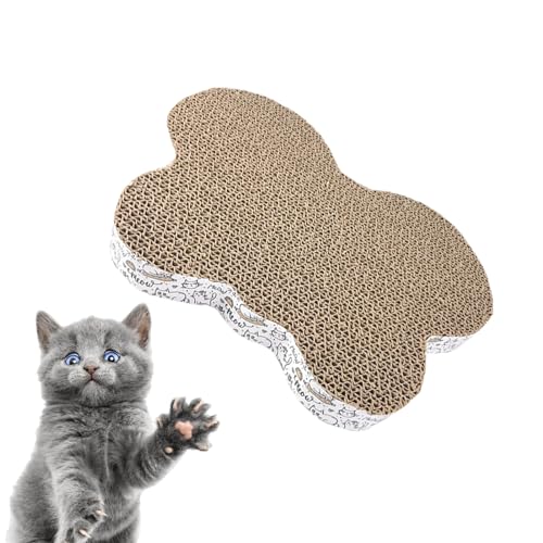 Katzenkratzbrett, Katzenkratzer - Katzen-Pappspielzeugbrett | Atmungsaktives Katzenkratzbrett aus Pappe für kleine, mittelgroße Haustiere und Katzen Aznever von Aznever