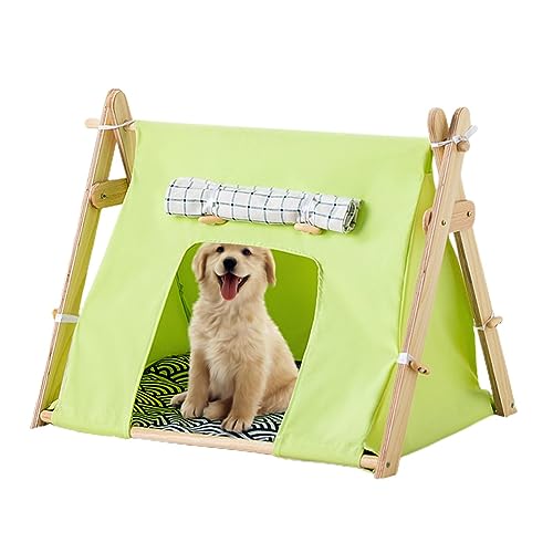 Tipi Zelt Für Haustiere Hundezelt Katzenzelt Haustierzelte 55x43x47cm Für Kleine Hunde Chihuahua Havaneser Kätzchen. von Aznever