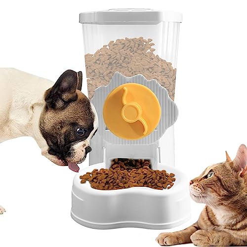 Wasserspender für Haustiere | Futternapf für Katzen | Futter- und Wasserspender, geeignet für Chinchilla, Frettchen, Hund, Kätzchen, Welpe, Igel, Kaninchen Aznever von Aznever