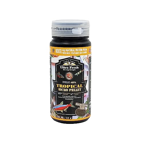 AZOO 120 ml ultrafresh Tropical Micro Pellet Best für Eine Vielzahl an Kleinen Tropische Fische AZOO 120 ml ultrafresh Tropical Micro Pellet Best für Eine Vielzahl an Kleinen Tropische Fische von Azoo