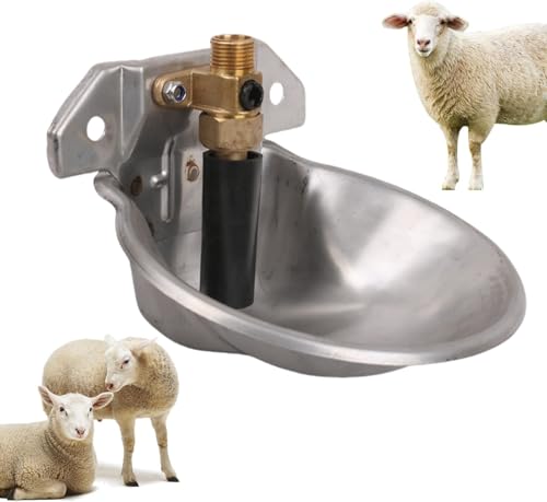 Edelstahl Schaf Automatische Wassertrinkschale Trinktröge,Vieh Wasserschale mit Kupferventil,Automatische Tränke für Ziegenkälber Rinder Schwein Hund Ferkel Edelstahl Schaf Automatische Wassertrinkschale Trinktröge,Vieh Wasserschale mit Kupferventil,Automatische Tränke für Ziegenkälber Rinder Schwein Hund Ferkel von AzulLanse