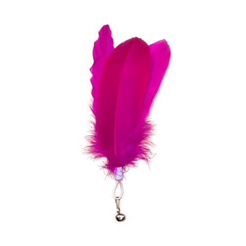 AzurePure Katzenspielzeug, interaktives Spielzeug, Feder-Teaser-Stick, Zauberstab, Ersatz-Fänger for Haustierfedern, for Katzenübungen katzenspielzeug Maus(B-07) von AzurePure
