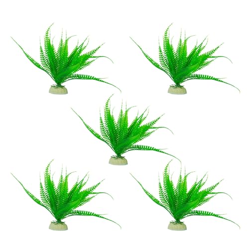 Azxcvbnm Aquarien Landschaft Gras Harze Aquarien Dekorationen Kunst Terrarium Lebensraum Ornamente Foto Requisiten von Azxcvbnm