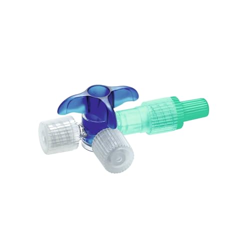 BRAUN 3-Wege-Schlüssel, Blau, Discofix, 100 Stück von B. Braun