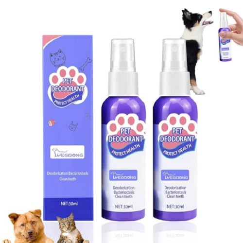 Hund Mundpflege Spray Haustier Zahnreinigung Spray für Hunde & Katzen, Haustier Zahnreiniger, Haustier Zahnpflege, Haustier Mundgeruch Entfernung, Haustier Atem Erfrischer, Spray Pflege Reiniger, Pet von BAAQII