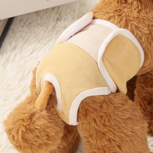 Wiederverwendbare Windelhose für Hündinnen, Hündinnen, Windeln für Hunde, Menstruation, Haustier, Katze, physiologische Sicherheitshose, Gelb, Größe M Wiederverwendbare Windelhose für Hündinnen, Hündinnen, Windeln für Hunde, Menstruation, Haustier, Katze, physiologische Sicherheitshose, Gelb, Größe M von BABIIE