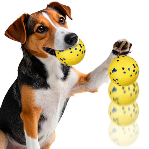 BABORUI E-TPU Hundebälle für aggressive Kauer, langlebiges Hundespielzeug, schwimmende Bälle, unzerstörbarer Apportierball für große, mittelgroße und kleine Hunde, interaktiver federnder Tennisball BABORUI E-TPU Hundebälle für aggressive Kauer, langlebiges Hundespielzeug, schwimmende Bälle, unzerstörbarer Apportierball für große, mittelgroße und kleine Hunde, interaktiver federnder Tennisball von BABORUI