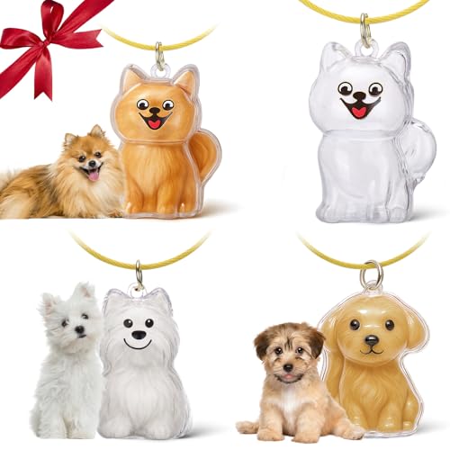BABORUI Hundehaar-Schlüsselanhänger, transparent, für Tierliebhaber, 3 Stück BABORUI Hundehaar-Schlüsselanhänger, transparent, für Tierliebhaber, 3 Stück von BABORUI