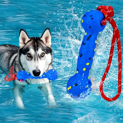 BABORUI Schwimmendes Hundepool-Spielzeug - Langlebiges E-TPU Hund Wasserspielzeug zum Apportieren & Kauen, Helles Schwimmendes Hundespielzeug für Pool, Strand & Spielen im Freien - Dogs Beach BABORUI Schwimmendes Hundepool-Spielzeug - Langlebiges E-TPU Hund Wasserspielzeug zum Apportieren & Kauen, Helles Schwimmendes Hundespielzeug für Pool, Strand & Spielen im Freien - Dogs Beach von BABORUI