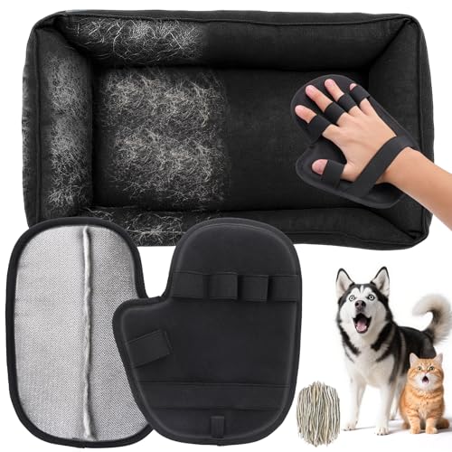 BABORUI Tierhaarentfernungshandschuh – 2 Packungen neue, verbesserte Fünf-Finger-Zauberbürste, Tierhaare für Katzen und Hunde, Tierhaarentferner-Werkzeug für Möbel, Auto, Couch, Teppich, Kleidung BABORUI Tierhaarentfernungshandschuh – 2 Packungen neue, verbesserte Fünf-Finger-Zauberbürste, Tierhaare für Katzen und Hunde, Tierhaarentferner-Werkzeug für Möbel, Auto, Couch, Teppich, Kleidung von BABORUI