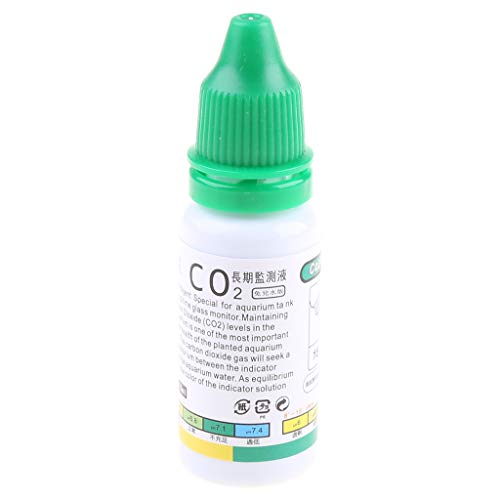 CO2-Lösung für Aquarien, 14 ml, Reagenzlösung, bequem zur Erkennung der Konzentration von CO2-Fischen von BABYVIVA