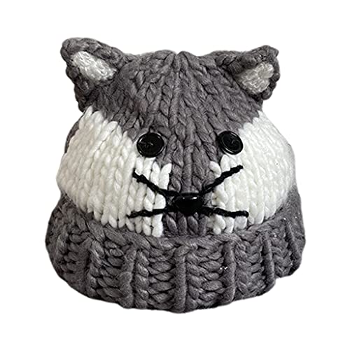 Süß Süß Für Katzenohren Hüte Unisex Häkel Geflochten Süß Süß Für Katzenohren Hüte Unisex Häkel Geflochten von BABYVIVA