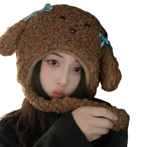 Vielseitiger Bunte Welpenhut Mit Ohr Pelzkappen Cartoon Ohrhut Solid Farbe Winter Plüsch Für Freizeitkleidung Vielseitiger Bunte Welpenhut Mit Ohr Pelzkappen Cartoon Ohrhut Solid Farbe Winter Plüsch Für Freizeitkleidung von BABYVIVA