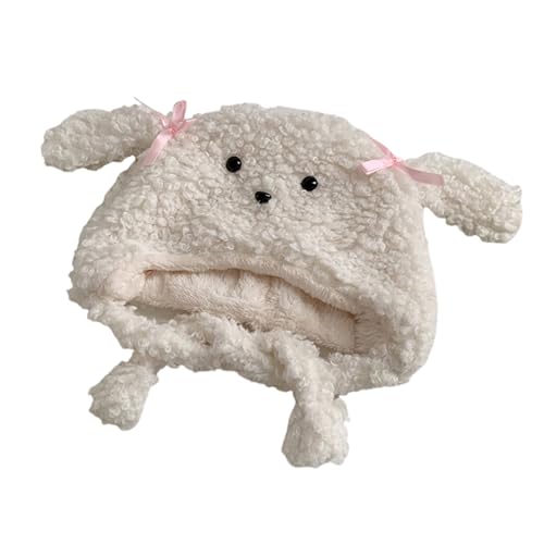 Vielseitiger Bunte Welpenhut Mit Ohr Pelzkappen Cartoon Ohrhut Solid Farbe Winter Plüsch Für Freizeitkleidung Vielseitiger Bunte Welpenhut Mit Ohr Pelzkappen Cartoon Ohrhut Solid Farbe Winter Plüsch Für Freizeitkleidung von BABYVIVA