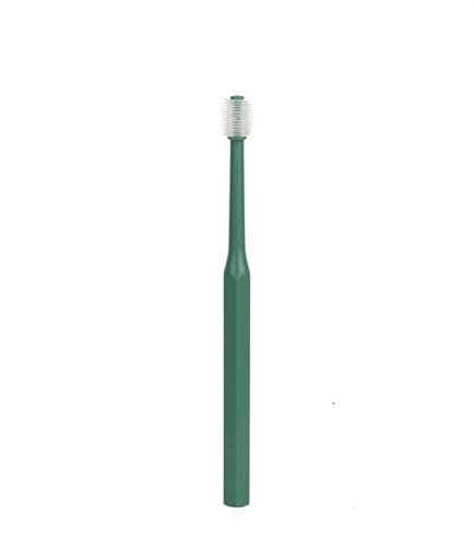 BADALO Weiche Haustier-Zahnbürste, 360°-Katzenzahnbürste, Mundgeruch, Zahnstein, Zahnpflege, Welpen-Mundreinigungsbürste (Color : Green) von BADALO