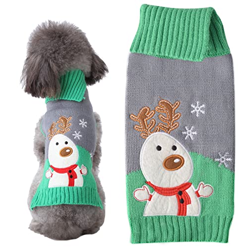 BAEJMJK Weihnachtspullover für Hunde, Grün, Größe XS von BAEJMJK