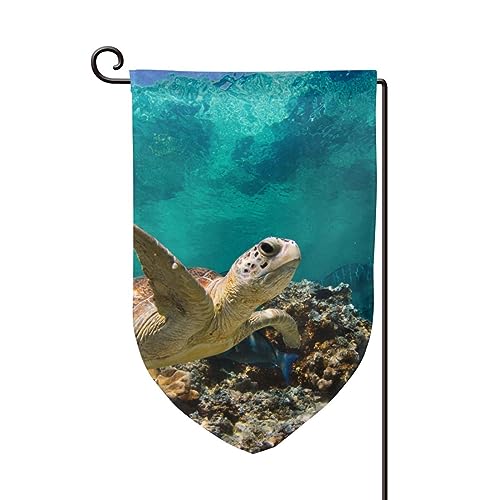 Meeresschildkröte bedruckte Gartenflagge Willkommen Gartenflaggen Hausflagge saisonale Gartenflaggen Flagge Dekoration für Outdoor Yard Filet Meeresschildkröte bedruckte Gartenflagge Willkommen Gartenflaggen Hausflagge saisonale Gartenflaggen Flagge Dekoration für Outdoor Yard Filet von BAFAFA