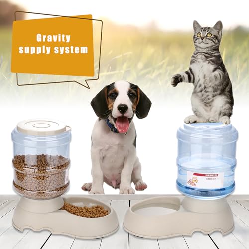Automatische Haustier-Feeder, Transparenter Behälter, Anti-Rutsch-Design, 3,75L-Kapazität, Geeignet für Katzen und Hunde Verschiedener Größen, Hergestellt aus Umweltfreundlichem Material, Leicht zu Automatische Haustier-Feeder, Transparenter Behälter, Anti-Rutsch-Design, 3,75L-Kapazität, Geeignet für Katzen und Hunde Verschiedener Größen, Hergestellt aus Umweltfreundlichem Material, Leicht zu von BAFOVY