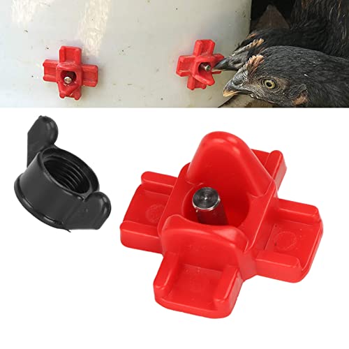 BAFOVY Hühner-Nippeltränke mit Horizontalem Design, Automatische Tränkeanlage für die Geflügelfütterung, Geeignet für Vögel BAFOVY Hühner-Nippeltränke mit Horizontalem Design, Automatische Tränkeanlage für die Geflügelfütterung, Geeignet für Vögel von BAFOVY