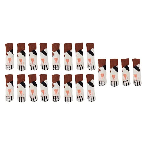 BAFOVY Katzenmuster -Beinschutz, 20 Teile, Verdickte Design, Geräuschreduktion, Elastische Bindungseröffnung, mit Niedlichen Möbelsocken für Fußumfang von 7 Bis 18 cm BAFOVY Katzenmuster -Beinschutz, 20 Teile, Verdickte Design, Geräuschreduktion, Elastische Bindungseröffnung, mit Niedlichen Möbelsocken für Fußumfang von 7 Bis 18 cm von BAFOVY