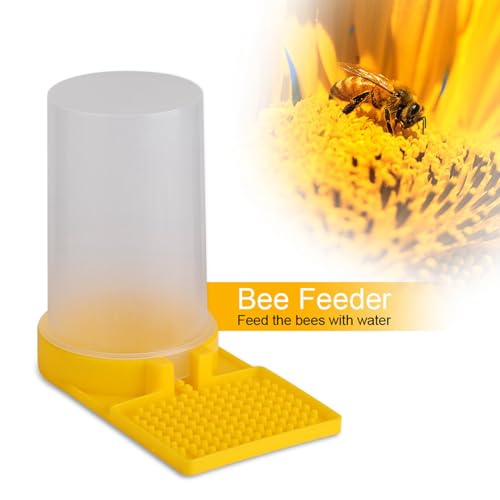 BAFOVY Plastikbienen -Feeder -Bienen Wasser Trinkschale, Leichtes Bienenzucht Werkzeug, Einfach zu Bedienen und Sicher für Vielseitige Fütterung, mit Bienenstockeingangsanbietern für Frühling und von BAFOVY