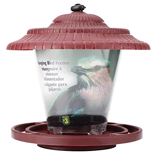 BAFOVY Transparenter Vogelfutterbehälter, Leicht zu Hängen, Geeignet für Vögel, Bequem zu Füllen, mit Einem Servierteller für Lebensmittel BAFOVY Transparenter Vogelfutterbehälter, Leicht zu Hängen, Geeignet für Vögel, Bequem zu Füllen, mit Einem Servierteller für Lebensmittel von BAFOVY