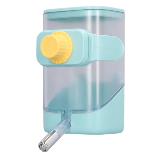 Edelstahlhundwasserflasche, Automatischer Haustierwasserfuttermittelspender für Katzenhund, Ausgestattet mit Edelstahlkugel, Zutreffende Tiere: Katzen, Hunde, Kaninchen, (Green) von BAFOVY