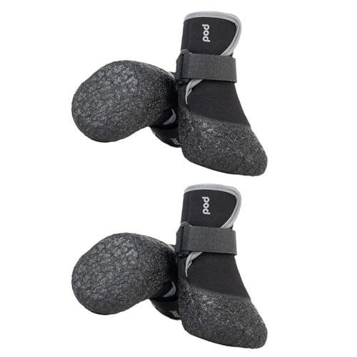 BAHJKASD 4pcs Outdoor Haustierhundschuhe Durchlässige Hundefuhe Warmes Fleece Haustierschuhe Für Kleine Rassen Weiche Sohlen von BAHJKASD
