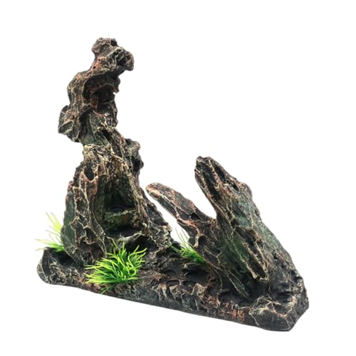 BAHJKASD Aquarien Harz Steingarten Figur Fischtanks Ornament Garnelen Verstecke Höhlenhaus Landschaft Fischtanks Unterwassersichere Dekore BAHJKASD Aquarien Harz Steingarten Figur Fischtanks Ornament Garnelen Verstecke Höhlenhaus Landschaft Fischtanks Unterwassersichere Dekore von BAHJKASD