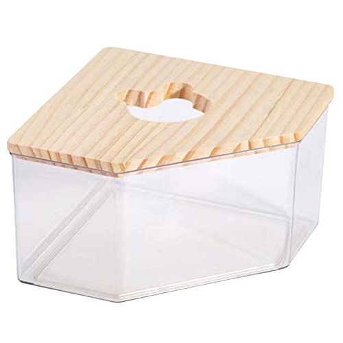 BAHJKASD Kleine Sand Badezimmer Hamster Ecke Toilette Haustier Käfig Sand Bad Sand Bad Container Box Für Chipmunk Lebensraum BAHJKASD Kleine Sand Badezimmer Hamster Ecke Toilette Haustier Käfig Sand Bad Sand Bad Container Box Für Chipmunk Lebensraum von BAHJKASD