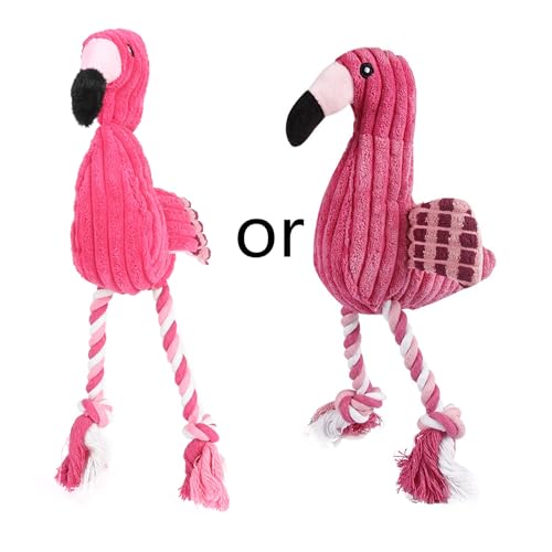 BAHJKASD Niedliches Plüsch Flamingo Haustierhunde Biss Kauspielzeug Für Chihuahua Yorkshire Bulldogge Mops Hund Interaktives Quietschgeräusch Spielzeug BAHJKASD Niedliches Plüsch Flamingo Haustierhunde Biss Kauspielzeug Für Chihuahua Yorkshire Bulldogge Mops Hund Interaktives Quietschgeräusch Spielzeug von BAHJKASD