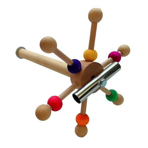 Vogelkäfig Barsch Windmühle Spielzeug Rotierende Windmühle Stehendes Spielzeug Papageien Barsch Käfig Zubehör Für Sittiche Lovebirds Spielzeug von BAHJKASD