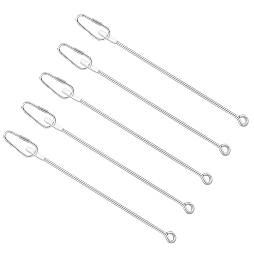 BAHJKASD Vogelkäfig Obst Spieß Edelstahl Papageien Fütterungsstab Mit Haken Unverzichtbares Haustier Vogelfütterungszubehör von BAHJKASD