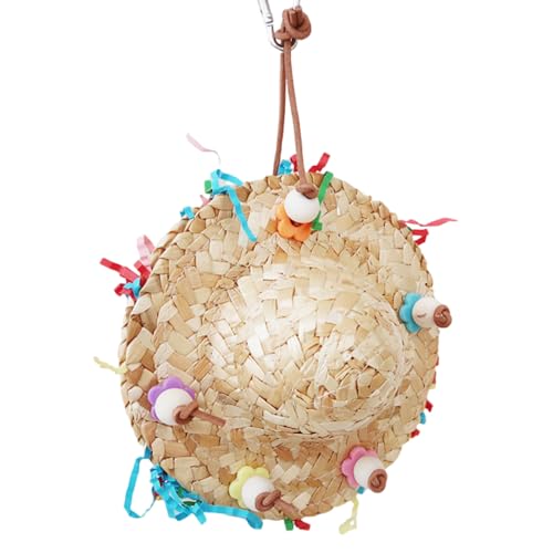 BAHJKASD Weben Strohhut Vogel Spielzeug Vogelkäfig Hängen Reißen Spielzeug Käfig Zubehör Wellensittiche Kaubare Spielzeug Aras Picken Spielzeug BAHJKASD Weben Strohhut Vogel Spielzeug Vogelkäfig Hängen Reißen Spielzeug Käfig Zubehör Wellensittiche Kaubare Spielzeug Aras Picken Spielzeug von BAHJKASD
