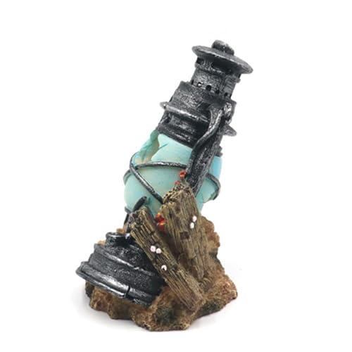 BAHJKASD Kerosenes Lampe Fischtanks Dekoration Umweltschutz Harzen Landschaft Für Fischtanks Und Wassereinstellung von BAHJKASD