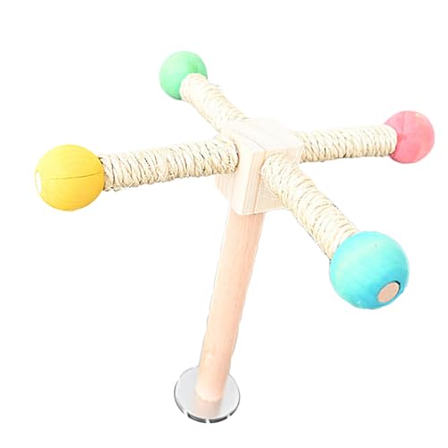 BAHJKASD Multifunktionale Papageien Stehen Schleifspielzeug Für Conure Toy Hängematte Windmühle Stehen Spielzeug Für Papageien BAHJKASD Multifunktionale Papageien Stehen Schleifspielzeug Für Conure Toy Hängematte Windmühle Stehen Spielzeug Für Papageien von BAHJKASD
