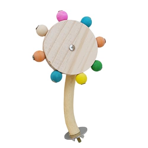 BAHJKASD Multifunktionale Papageien Stehen Schleifspielzeug Für Conure Toy Hängematte Windmühle Stehen Spielzeug Für Papageien von BAHJKASD