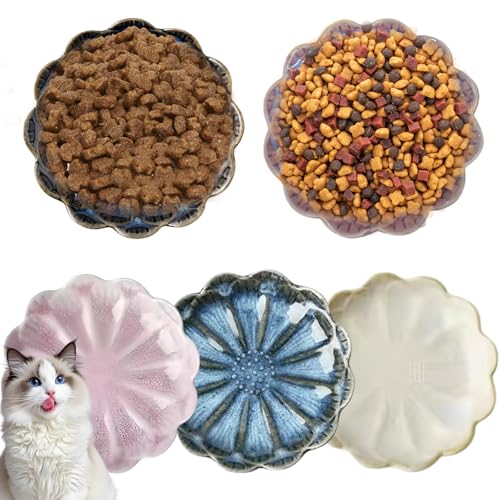 5 Stück Katzennapf Keramik, Flach Katzennäpfe, Katzen-Futternapf, Katzen Napfset, Katzenfressnapf für Kätzchen & Kleintiere Katzenfutter Napf Katzenschüssel Flach Futterschale Katze Katzen Napfset 5 Stück Katzennapf Keramik, Flach Katzennäpfe, Katzen-Futternapf, Katzen Napfset, Katzenfressnapf für Kätzchen & Kleintiere Katzenfutter Napf Katzenschüssel Flach Futterschale Katze Katzen Napfset von BAIFULAI