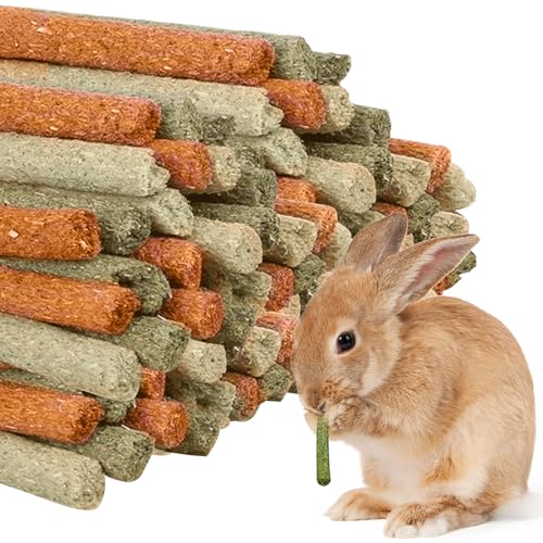 BAIFULAI 60 Stück Timothy Heu Sticks, 3 Geschmacksrichtungen Kaninchen Kauspielzeug, Kaninchen Spielzeug, Spielzeug für Kaninchen, Molar Zubehoer, Für Kaninchen, Meerschweinchen, Chinchilla BAIFULAI 60 Stück Timothy Heu Sticks, 3 Geschmacksrichtungen Kaninchen Kauspielzeug, Kaninchen Spielzeug, Spielzeug für Kaninchen, Molar Zubehoer, Für Kaninchen, Meerschweinchen, Chinchilla von BAIFULAI