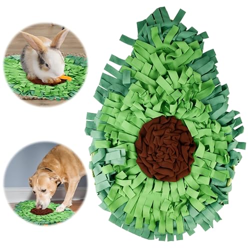BAIFULAI Schnüffelteppich für Hunde, 68 X 53 cm Avocado Schnüffelmatte, Faltbares Pet Sniffing Mat Trainingsmatte, Anti-Rutsch Haustier Schnüffelteppich, Schnüffeldecke für Haustier Hunde Katzen BAIFULAI Schnüffelteppich für Hunde, 68 X 53 cm Avocado Schnüffelmatte, Faltbares Pet Sniffing Mat Trainingsmatte, Anti-Rutsch Haustier Schnüffelteppich, Schnüffeldecke für Haustier Hunde Katzen von BAIFULAI