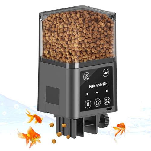 Futterautomat Aquarium, Aquarium Futterautomat mit Timer, 320ml Automatischer Fischfutter Automat mit Batterie, 3 Fütterungszeiten Futterautomat Fische für Verschiedene Futterarten Futterautomat Aquarium, Aquarium Futterautomat mit Timer, 320ml Automatischer Fischfutter Automat mit Batterie, 3 Fütterungszeiten Futterautomat Fische für Verschiedene Futterarten von BAIFULAI
