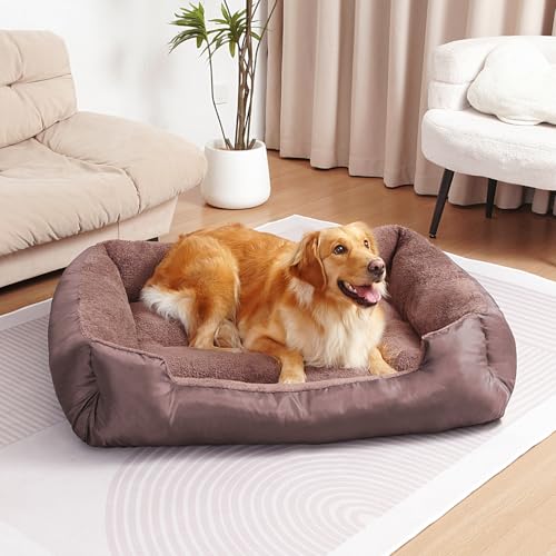Hundebetten für große Hunde, Haustierbett mit maschinenwaschbar, bequem und sicher für große Hunde Hundebetten für große Hunde, Haustierbett mit maschinenwaschbar, bequem und sicher für große Hunde von BAILARY