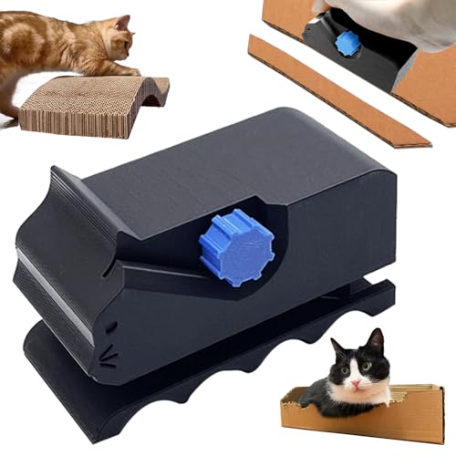 3D Gedruckter Kartonschneider, Katzen Kratzen Kartonschneider, DIY Katzenkratzer Kartonschneider Werkzeug, Katzenkratzer Schneidemaschine Papier, Gedruckter Kartonschneider, für Katzenliebhaber 3D Gedruckter Kartonschneider, Katzen Kratzen Kartonschneider, DIY Katzenkratzer Kartonschneider Werkzeug, Katzenkratzer Schneidemaschine Papier, Gedruckter Kartonschneider, für Katzenliebhaber von BAISHUWU