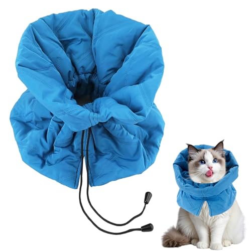 Elisabethanischer Kragen für Katzen, Halskrause Katze, Einstellbarer Halskrause Katze Halsband, Wiederherstellung Halsband für Ka-tzen, für Katz-en Kätzchen Verhindert das Lecken von Wunden(Blau, M) Elisabethanischer Kragen für Katzen, Halskrause Katze, Einstellbarer Halskrause Katze Halsband, Wiederherstellung Halsband für Ka-tzen, für Katz-en Kätzchen Verhindert das Lecken von Wunden(Blau, M) von BAISHUWU