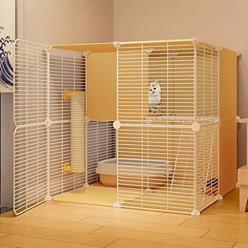 BAJMY Katzenkäfig, Katzengehege, DIY Kleintierkäfig für Kaninchen, Gittergehege Katzenkäfig stöckig, Katzenkfig Pet Products Portable Metalldraht Yard Fence, Verschlüsseltes Netz (Size : 75x75x73cm) BAJMY Katzenkäfig, Katzengehege, DIY Kleintierkäfig für Kaninchen, Gittergehege Katzenkäfig stöckig, Katzenkfig Pet Products Portable Metalldraht Yard Fence, Verschlüsseltes Netz (Size : 75x75x73cm) von BAJMY