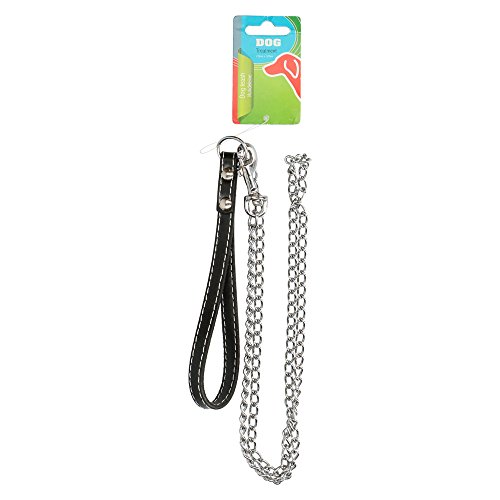 Unbekannt Hundeleine 1x120cm Chrom Kettenleine Leine Führleine Hund Unbekannt Hundeleine 1x120cm Chrom Kettenleine Leine Führleine Hund von BAKAJI