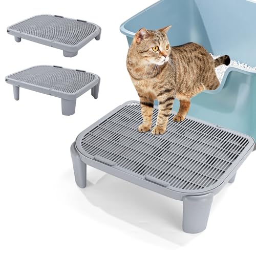 BALAPET Verstellbare Katzenrampe für Katzentoilette - Erhöhte Toilettenrampe mit Filterfunktion - Doppelschichtige Katzentreppe für Kleine & Ältere Katzen BALAPET Verstellbare Katzenrampe für Katzentoilette - Erhöhte Toilettenrampe mit Filterfunktion - Doppelschichtige Katzentreppe für Kleine & Ältere Katzen von BALAPET