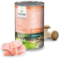 BALDUiN Katze Huhn & Kräuterseitling 12x400g von BALDUiN