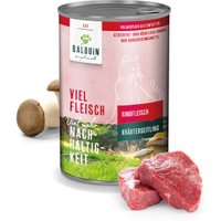 BALDUiN Katze Rind & Kräuterseitling 12x400g von BALDUiN